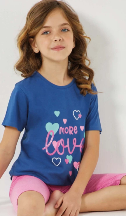 Completo Bambina Corto IL GRANCHETTO 7047 1 Completo Bambina Corto IL GRANCHETTO 7047