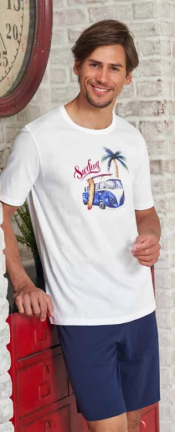 Pigiama Uomo Corto 100% Cotone You365 71350