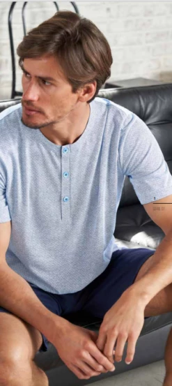 Pigiama Uomo Corto 100% Cotone You365 74549