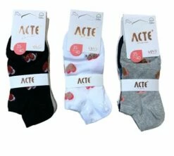 Calzino Donna Corto Cotone Acte 7702/25