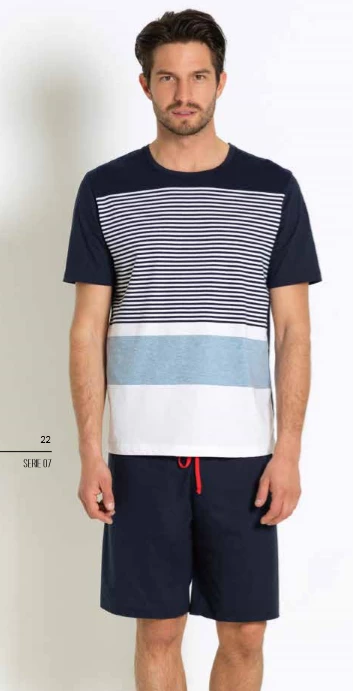 Pigiama Uomo Corto 100% Cotone You 365 77729 Special Price Outlet 1 Pigiama Uomo Corto 100% Cotone You 365 77729 Special Price Outlet