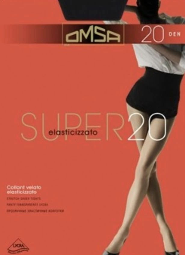 Collant Donna Velato Elasticizzato Omsa Super 20 1 Collant Donna Velato Elasticizzato Omsa Super 20