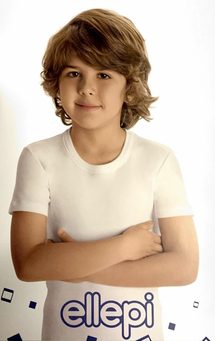 Maglia Bambino Mezza Manica Caldo Cotone Ellepi 649 1 Maglia Bambino Mezza Manica Caldo Cotone Ellepi 649