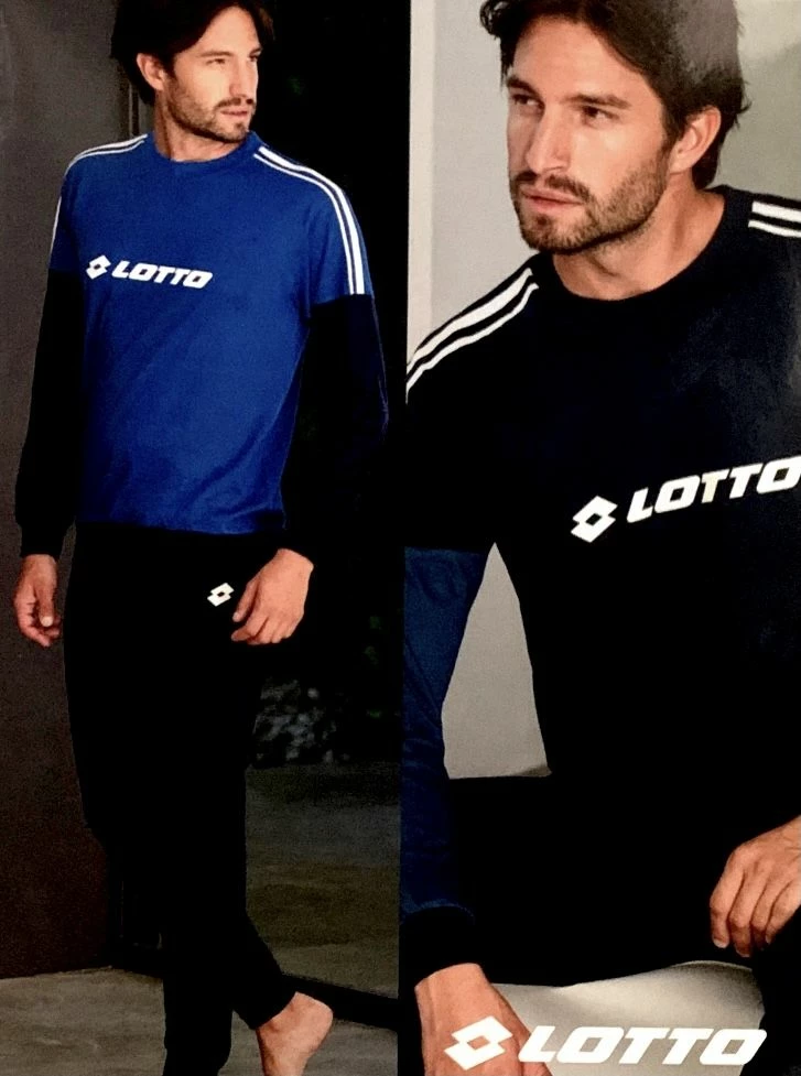 Pigiama Uomo Lungo 100% Cotone Jersey Lotto 4057 Prezzo Promozionale 1 Pigiama Uomo Lungo 100% Cotone Jersey Lotto 4057 Prezzo Promozionale