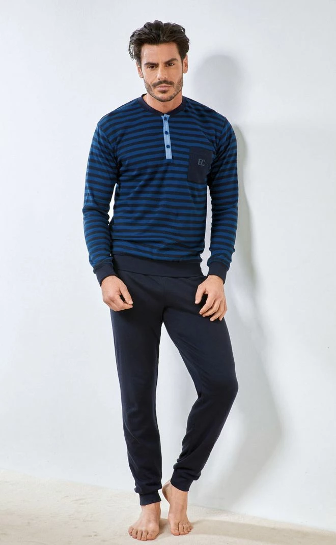 Pigiama Uomo Cotone Pesante Enrico Coveri 2063 Special Price 1 Pigiama Uomo Cotone Pesante Enrico Coveri 2063 Special Price