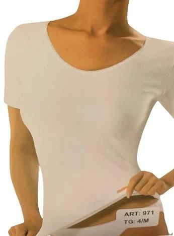 Maglia Donna M/M Cotone Elasticizzato Eva Intimo 971 1 Maglia Donna M/M Cotone Elasticizzato Eva Intimo 971