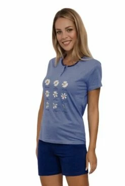 Pigiama Donna Corto 100% Cotone IL GRANCHIO Lady 821 Special Price