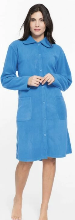 Sconto Intimo Outlet in Italia 36 Vestaglia Donna Abbottonata Pile Karelpiu' 9254