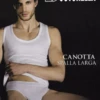 Canottiera Uomo Spalla Larga 100% Cotone Cotonella AU89
