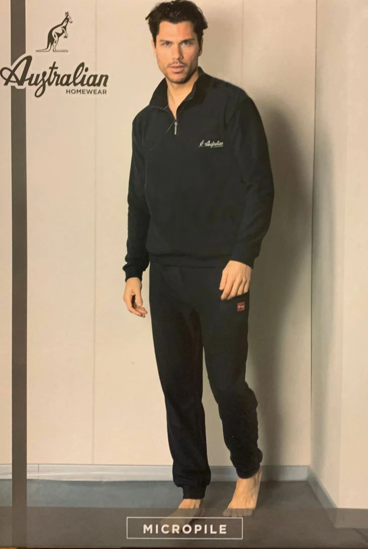 Pigiama Uomo Micro Pile Australian AP77 4006 1 Pigiama Uomo Micro Pile Australian AP77 4006