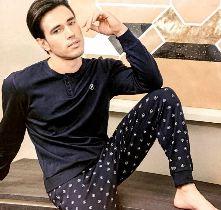 Pigiama Uomo Fila 1085 100% Cotone Caldo Interlock 3 Pigiama Uomo Fila 1085 100% Cotone Caldo Interlock - immagine 3