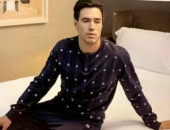 Pigiama Uomo Fila 1086 100% Cotone Caldo Interlock -Sconto Intimo Outlet in Italia b1086 1 1