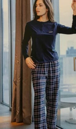 Pigiama Donna Fila 4075 Cotone Caldo Invernale 5 Pigiama Donna Fila 4075 Cotone Caldo Invernale -Sconto Intimo Outlet in Italia b4075