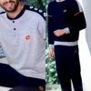 Pigiama Uomo Lungo 100% Cotone Jersey Lotto 4058 Prezzo Promozionale