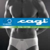 Slip Uomo Midi 100% Cotone Cagi Art.1291