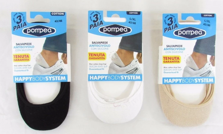 Calzino Fantasmino Unisex Pompea 1 Calzino Fantasmino Unisex Pompea