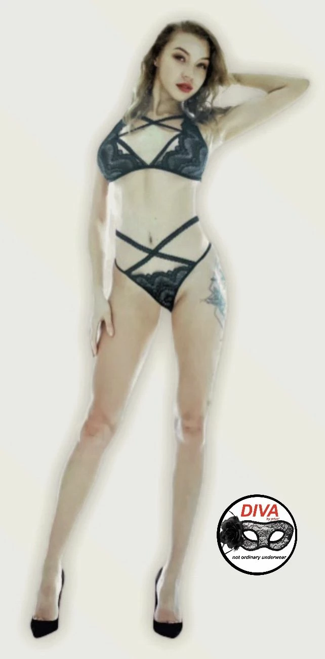 Completo Donna SEXY Perizoma Diva By Prive' 1114 1 Completo Donna SEXY Perizoma Diva By Prive' 1114