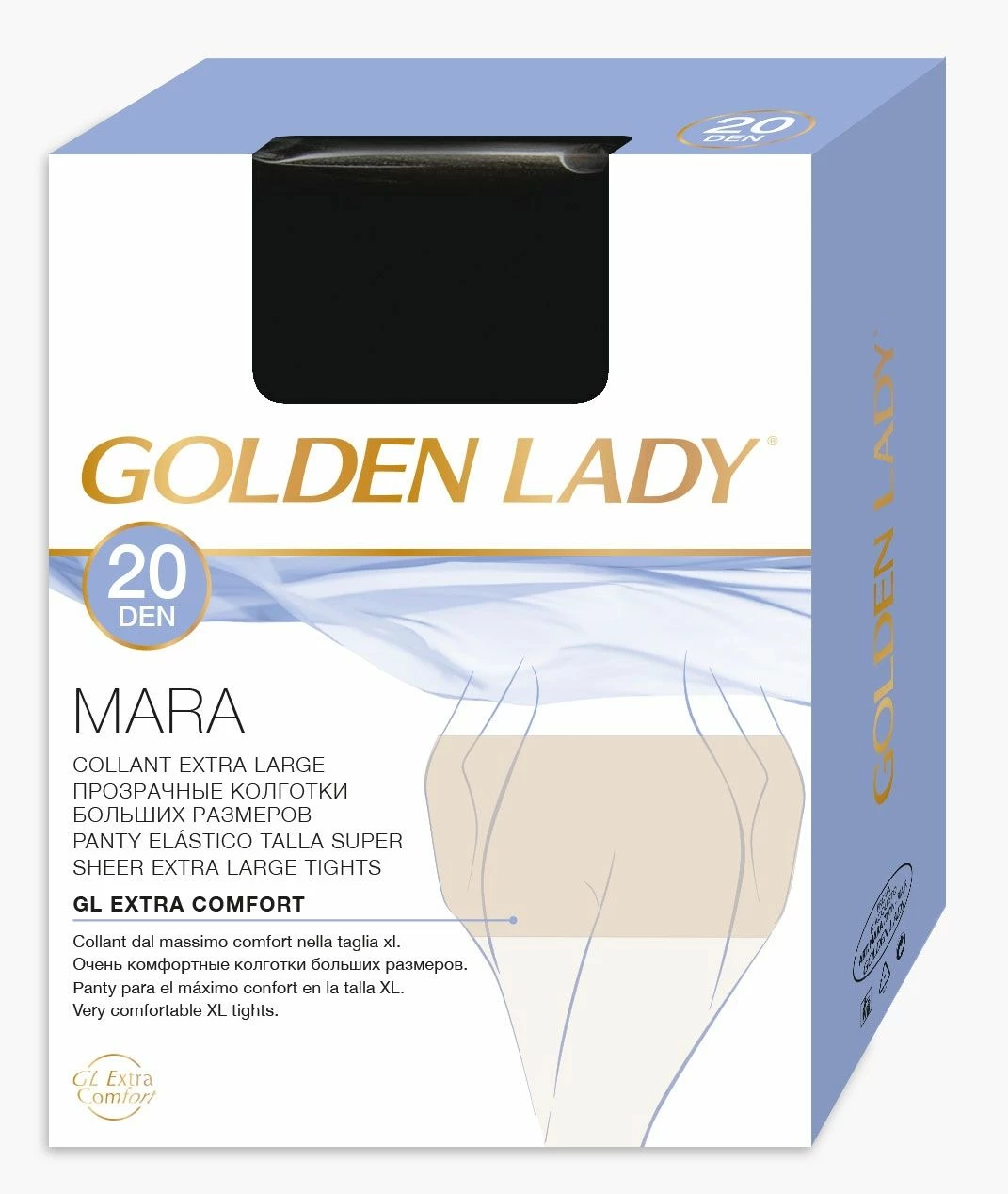 Collant Velato 20 Den XL Golden Lady Art. Mara 1 Collant Velato 20 Den XL Golden Lady Art. Mara
