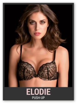 Reggiseno Imbottito Push-Up In Pizzo Coppa Graduata Love And Bra Art. Elodie
