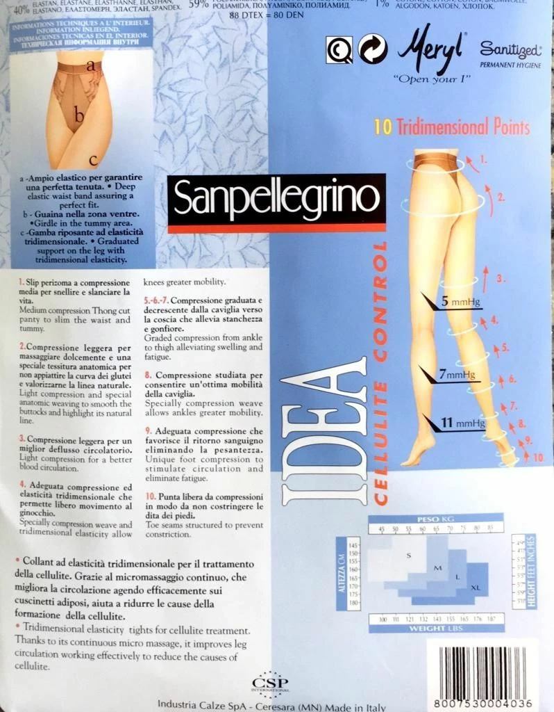 Collant Donna Idea Celluline Control Sanpellegrino 3 Collant Donna Idea Celluline Control Sanpellegrino - immagine 3
