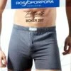 Boxer Uomo 100% Cotone Pettinato Rossoporpora Art.207