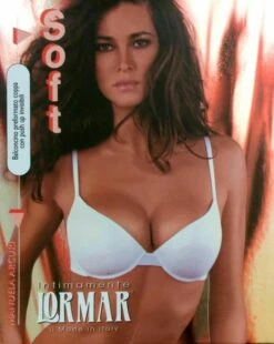 Reggiseno Balconcino Push Up Liscio Microfibra Lormar Soft Outlet