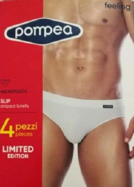 Slip Uomo Microfibra Pompea Feeling 1 Slip Uomo Microfibra Pompea Feeling
