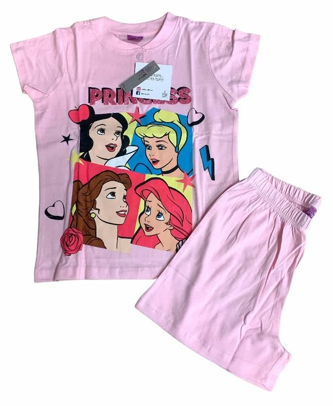 Pigiama Bambina Corto PRINCIPESSE Disney PREZZO OULET 1 Pigiama Bambina Corto PRINCIPESSE Disney PREZZO OULET