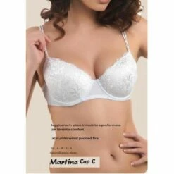 Reggiseno Balconcino Imbottitura Leggera Coppa C Aris Martina -Sconto Intimo Outlet in Italia reggiseno 01 martina c aris