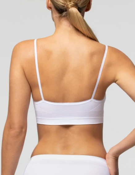 Brassiere Spalla Stretta Microfibra Seamless Pompea 2 Brassiere Spalla Stretta Microfibra Seamless Pompea - immagine 2