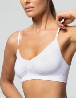 Brassiere Spalla Stretta Microfibra Seamless Pompea