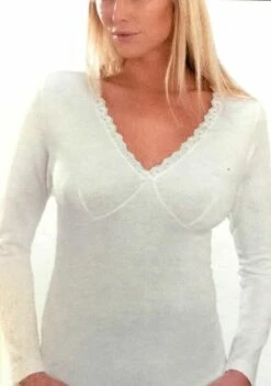 Maglia Donna Manica Lunga Lana Cotone Ciesseti 4006