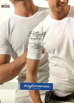 Maglia Uomo Girocollo M/M Cotone 100% Rossoporpora Art 20/30