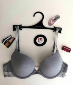 Reggiseno Balconcino Imbottito In Microfibra Calvin Klein Outlet