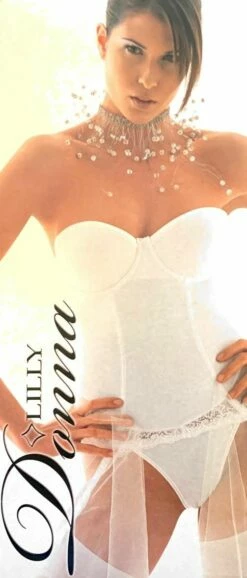Guepiere Corpetto Balconcino Imbottito Lilly 8088 Fine Serie Outlet