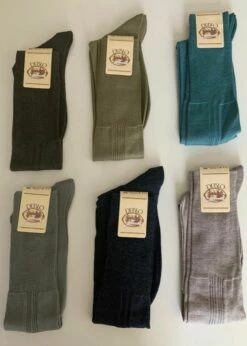 Calza Uomo Lunga Lana 60% Maglia Rasata Dublo 50 S