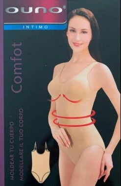 Body Donna Modellante Microfibra Ouno 11085