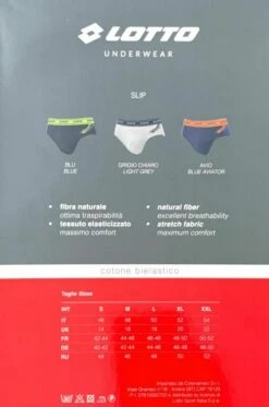 Slip Uomo Sport Lotto 2146 -Sconto Intimo Outlet in Italia thumbnail photo 2020 04 29 14 29 53