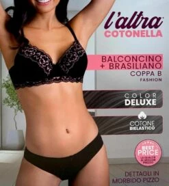 Coordinato Donna Balconcino E Brasiliano Cotonella 313 Best Price