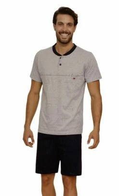 Pigiama Uomo CORTO 100% Cotone IL GRANCHIO 750 Prezzo Promozionale