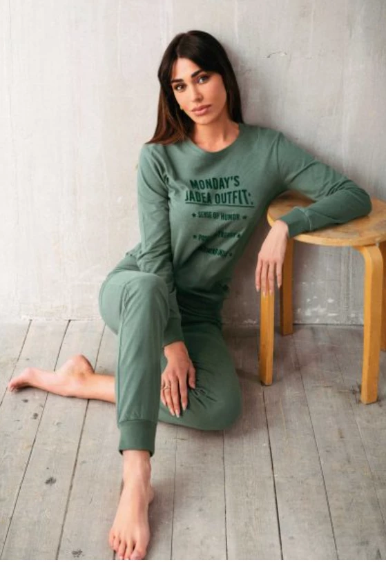 Tuta Casa Donna Cotone Pesante Jadea Home 5159 1 Tuta Casa Donna Cotone Pesante Jadea Home 5159